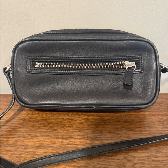 Authentic Rare Vintage COACH Bag No. M23-9589 Black Baguette Barrel Handbag - Picture 3 of 5